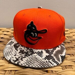 Baltimore orioles snakeskin snapback